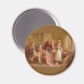 Betsy Ross, 1777 （アメリカ史） （アメリカ愛国者） マグネット (正面/裏面)