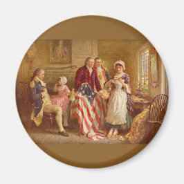 Betsy Ross, 1777 （アメリカ史） （アメリカ愛国者） マグネット