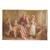 Betsy Ross, 1777 (アメリカ史) (アメリカ愛国者) 枕カバー (裏面)