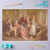 Betsy Ross, 1777 （アメリカ史） （アメリカ愛国者） 薄葉紙 (クラフト)