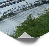 Betsy Ross Bridge Philadelphia Poster ポスター (角)