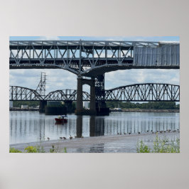 Betsy Ross Bridge Philadelphia Poster ポスター