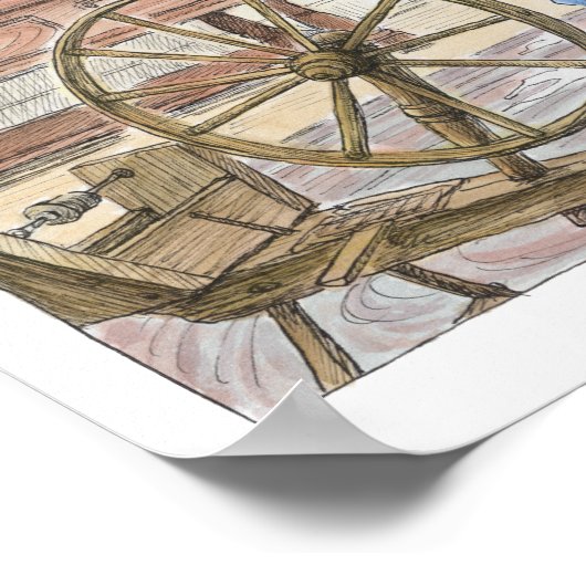 Betsy Ross by Wallace Tripp Print ポスター (角)