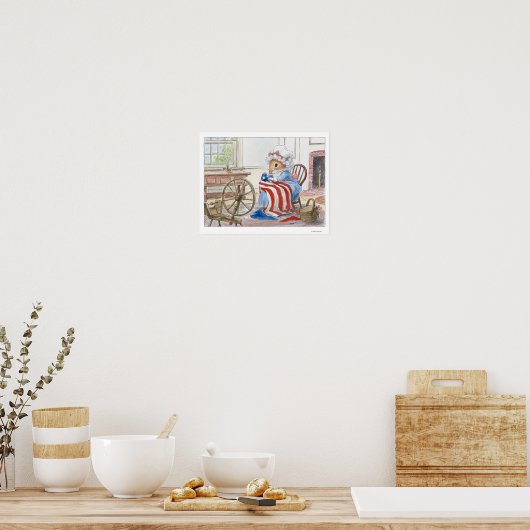 Betsy Ross by Wallace Tripp Print ポスター (キッチン)