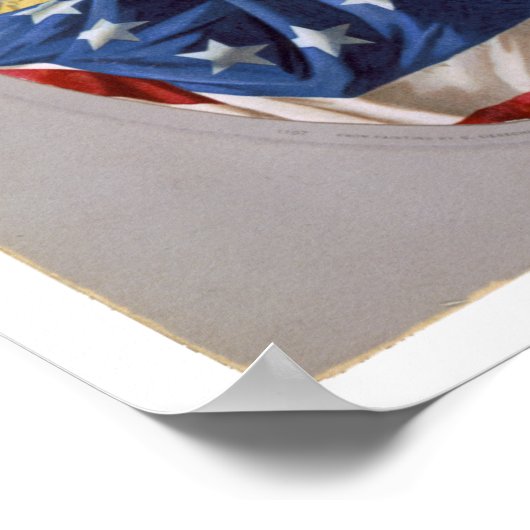 Betsy Ross, c1908, G. Liebscher ポスター (角)