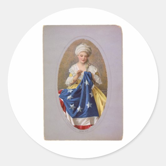Betsy Ross, c1908, G. Liebscher ラウンドシール (正面)