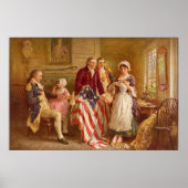 Betsy Ross Canvas Print ポスター (正面)