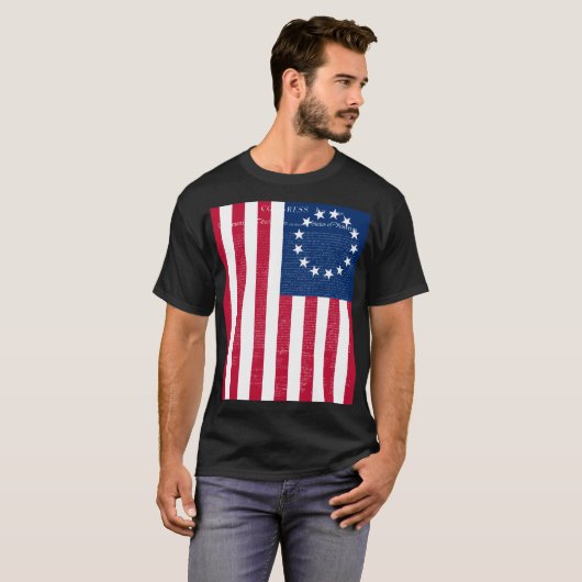 Betsy Ross flag Tシャツ (正面フル)