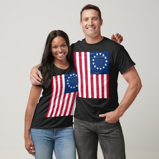 Betsy Ross flag Tシャツ (ユニセックス)