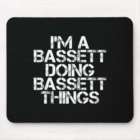 Bett Funny Surname Family Tree Birthday Reunion Gi マウスパッド (正面)