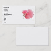 Bettaのシャムの戦いの魚のプロフィールカード 名刺 (正面/裏面)