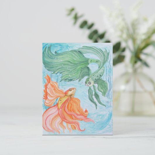 Bettaのダンス ポストカード (スタンド正面)