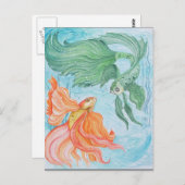 Bettaのダンス ポストカード (正面/裏面)