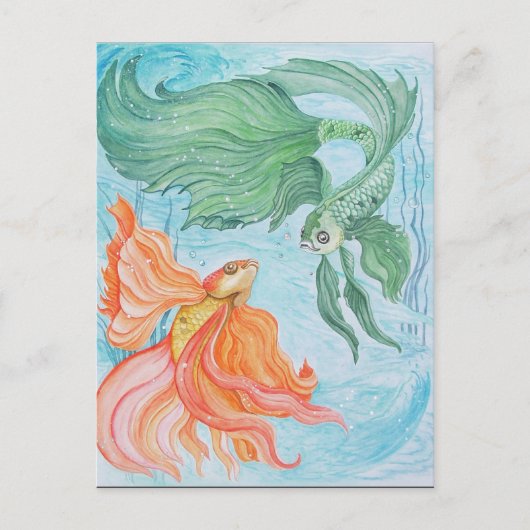 Bettaのダンス ポストカード (正面)