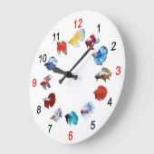 Bettaの壁掛け時計,No.01 ラージ壁時計 (傾斜)