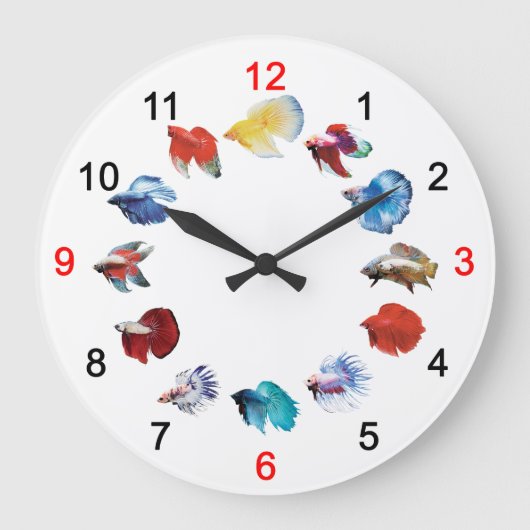 Bettaの壁掛け時計,No.01 ラージ壁時計 (正面)