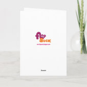 Bettaの魚のバレンタインデーカード シーズンカード (裏面)