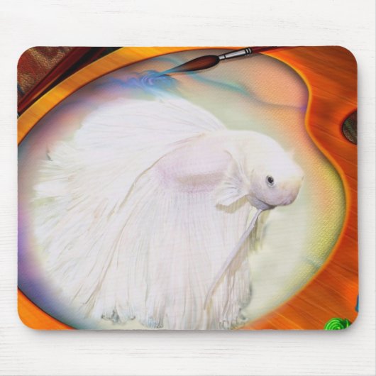 Bettaの魚のマウスパッド マウスパッド (正面)