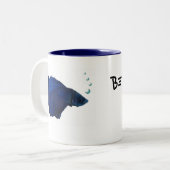 Bettaの魚のマグ ツートーンマグカップ (正面左)