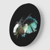 Bettaの魚の時計 ラージ壁時計 (傾斜)