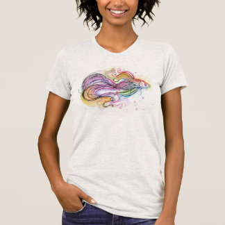 Bettaの魚の絵画のTシャツ Tシャツ
