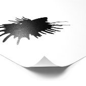 Bettaシルエットラブシャメスファイティングフィッシュ フォトプリント (角)