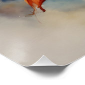 Betta カラフル Fish no 2 Glossy Poster ポスター (コーナー)