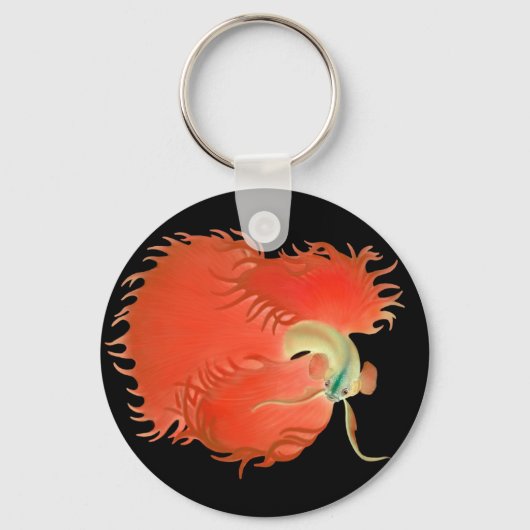Betta Fighting Fish Keychain キーホルダー (正面)