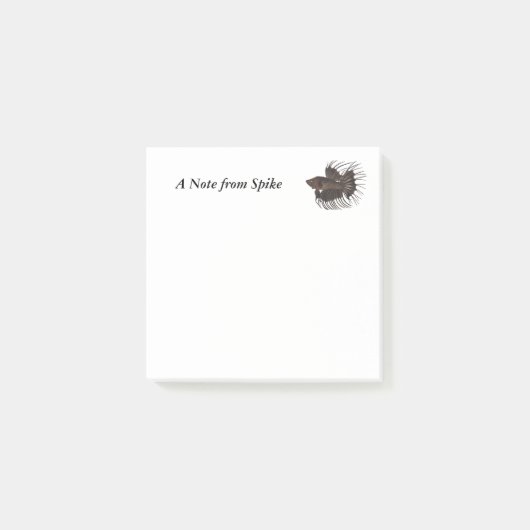 Betta Fishノート ポストイット (正面)