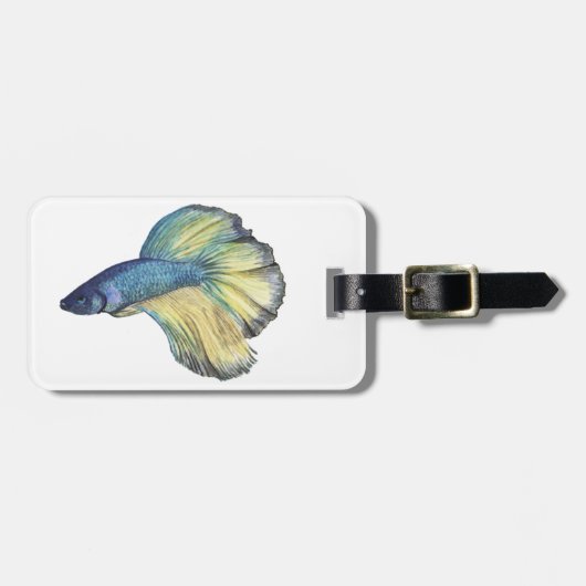 Betta Fishラゲッジタグ ラゲッジタグ (正面横)
