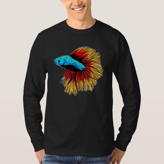 Betta Fish水族館ペット Tシャツ (正面)