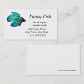 Betta Fish or Aquariumの名刺 名刺 (正面/裏面)