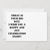 Betta fish watercolor contemporany art 招待状 (裏面)