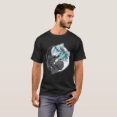 Betta Fish Yin Yang Aquarium Aquarist Fish Tank Ko Tシャツ (正面フル)