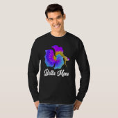 Betta Mom Betta Fish Mom水族館 Tシャツ (正面フル)