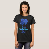 Betta Mom Ever Blue Betta Fish Mom Tシャツ (正面フル)