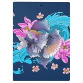 Betta Siamese Fighting Fish  クリップボード (裏面)