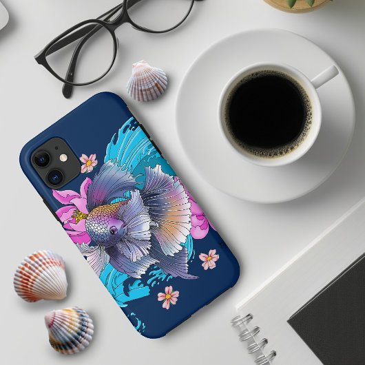 Betta Siamese Fighting Fish Case-Mate iPhoneケース