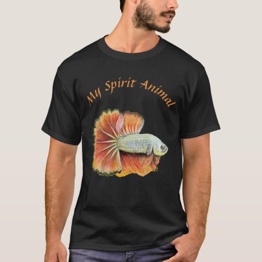 Betta Spirit AnimalのTシャツ Tシャツ (正面)