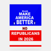 Better America アクリルサイン (正面)