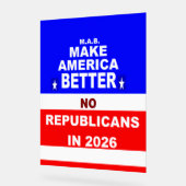 Better America アクリルサイン (傾斜)