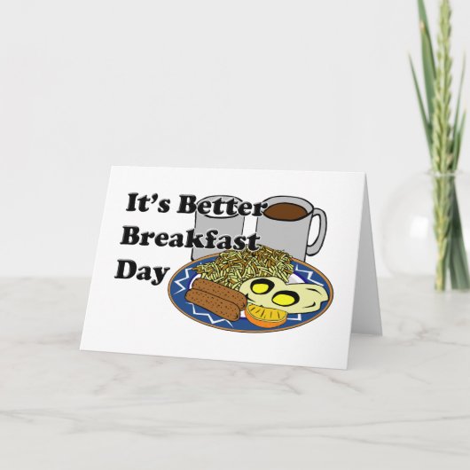 Better Breakfast Day カード (正面)