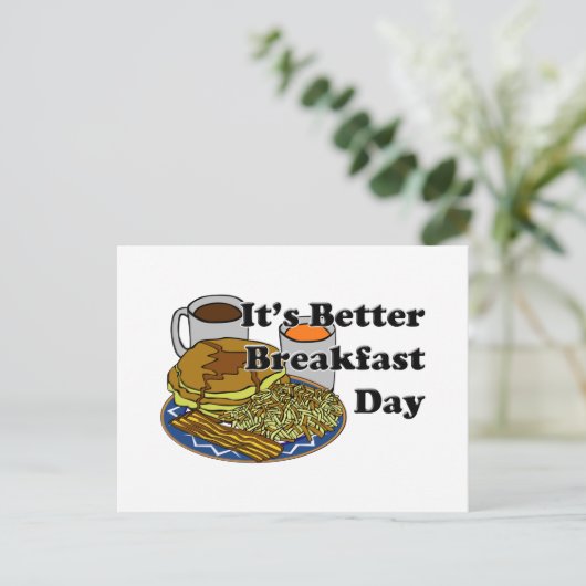 Better Breakfast Day ポストカード (スタンド正面)