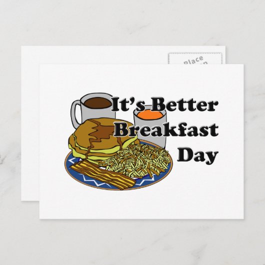 Better Breakfast Day ポストカード (正面/裏面)