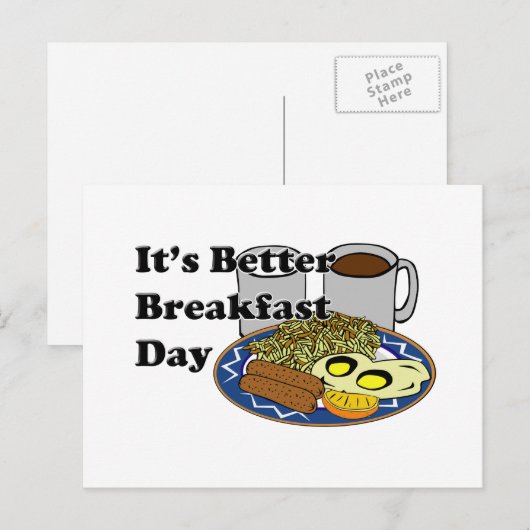 Better Breakfast Day ポストカード (正面/裏面)