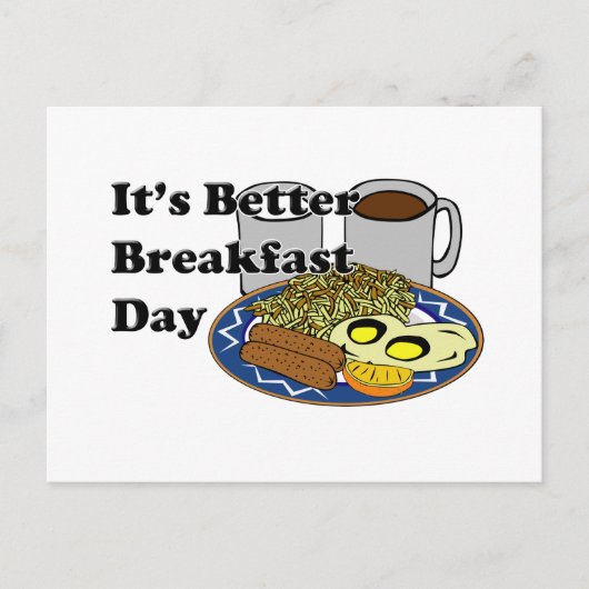 Better Breakfast Day ポストカード (正面)