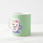 Better Day Coffee Mug – Positive Family Gift コーヒーマグカップ (正面左)