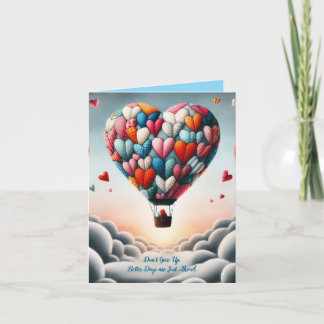 Better Days Folded Greeting Card カード
