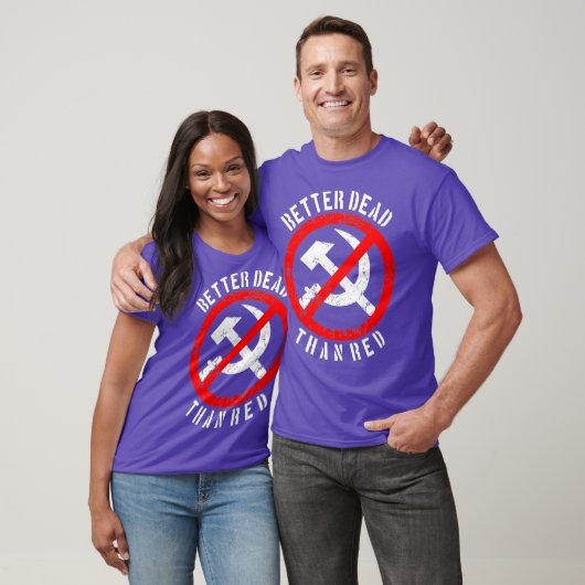 Better Dead Than Red Shirt  Cool Philistine Tシャツ (ユニセックス)