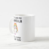 Better Grab My Dumbrella It’s Really Stud Out Ther コーヒーマグカップ (正面左)